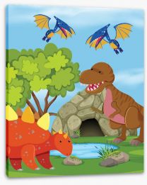 Dinosaurs Stretched Canvas 229096377