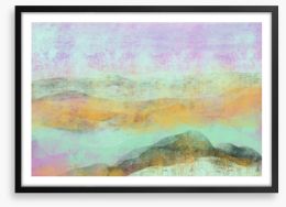 Desert dawn Framed Art Print 230540665