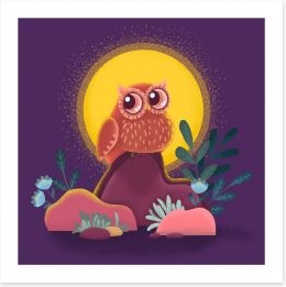 Owls Art Print 230679556