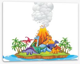 Dinosaurs Stretched Canvas 230794496