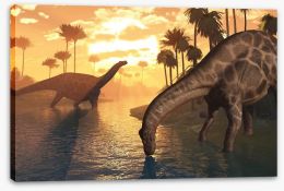 Dinosaurs Stretched Canvas 23094401