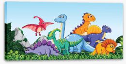 Dinosaurs Stretched Canvas 232143027