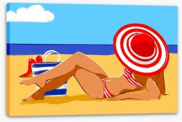 Beach House Stretched Canvas 232284939