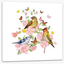 Birds Stretched Canvas 232643845