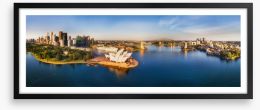 Sydney sights panorama Framed Art Print 232765921