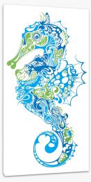 Intricate seahorse Stretched Canvas 23393868