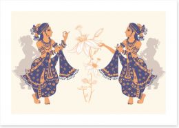 Indian Art Art Print 238629762
