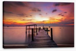 Jetty Stretched Canvas 239682836