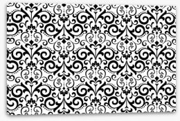Black and White Stretched Canvas 239708876