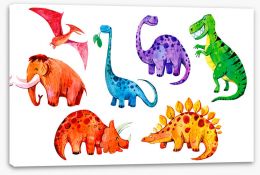 Dinosaurs Stretched Canvas 239980620