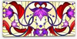 Stained Glass Stretched Canvas 242449026
