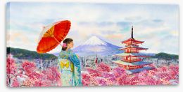Japanese Art Stretched Canvas 242589355