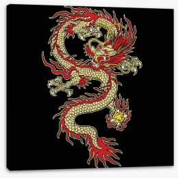 Dragons Stretched Canvas 242761581