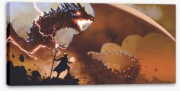 Dragons Stretched Canvas 244063164