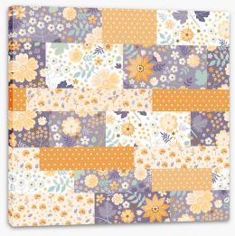 Patchwork Stretched Canvas 244154912