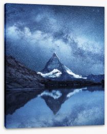 Mountains Stretched Canvas 244288867