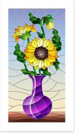 Stained Glass Art Print 244890992