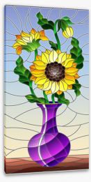 Stained Glass Stretched Canvas 244890992