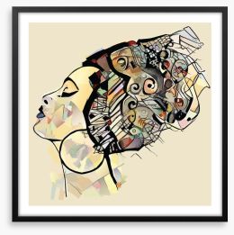 Queen of the tribe Framed Art Print 245543393