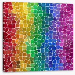 Mosaic Stretched Canvas 245579805