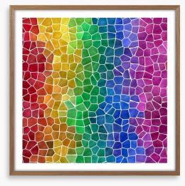 Rainbow crush Framed Art Print 245579805