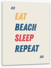 Beach House Stretched Canvas 245737977