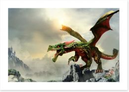 Dragons Art Print 246454304