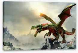 Dragons Stretched Canvas 246454304