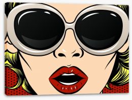 Pop Art Stretched Canvas 248206083