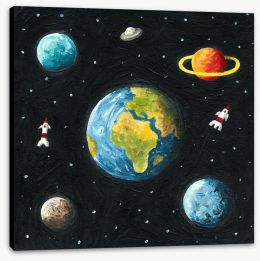 Across the universe Stretched Canvas 24828482