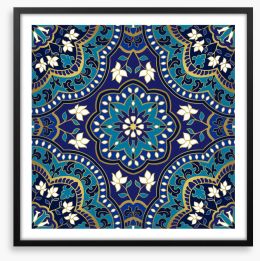 Persian blues I Framed Art Print 248375019