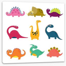 Dinosaurs Stretched Canvas 248880832