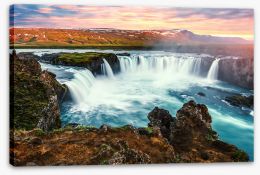 Waterfalls Stretched Canvas 250142834