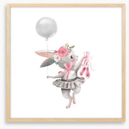 Balloon ballerina 2 Framed Art Print 250495604