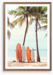 Surfers rest Framed Art Print 251495206