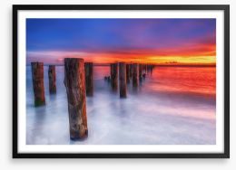 Sunsets / Rises Framed Art Print 252686026