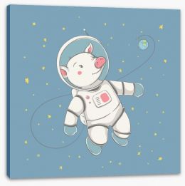 Rockets and Robots Stretched Canvas 252822739