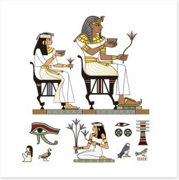 Egyptian Art Art Print 253602552