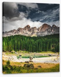 Mountains Stretched Canvas 254516578