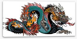 Dragons Stretched Canvas 255234417