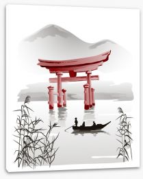 Japanese Art Stretched Canvas 255298979