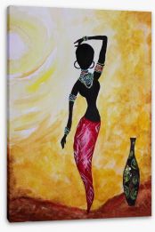 African Art Stretched Canvas 255457422