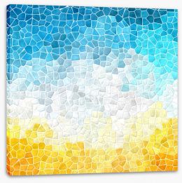 Mosaic Stretched Canvas 255594004