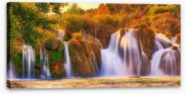 Waterfalls Stretched Canvas 255600970
