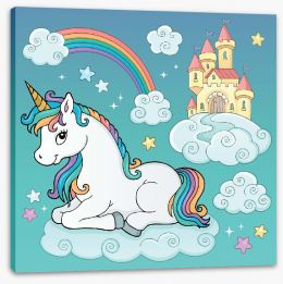 Fairy Castles Stretched Canvas 256627390