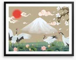 Japanese Art Framed Art Print 257462208