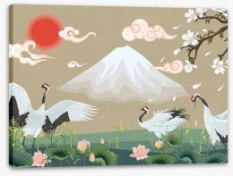 Japanese Art Stretched Canvas 257462208