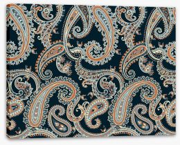 Paisley Stretched Canvas 257482311