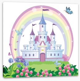 Fairy Castles Stretched Canvas 258055197