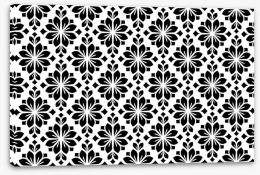 Black and White Stretched Canvas 258161650